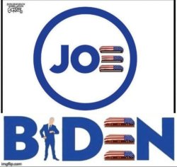 Joe Biden Campaign Logo Meme Template