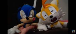 Scared sonic tails Meme Template