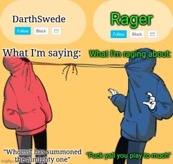 Swede x Rager temp updated Meme Template