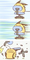 Raichu chair Meme Template