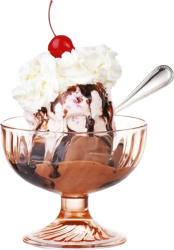 Ice Cream Sundae Transparent Background Meme Template