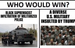 Who would win, black supremacy meme Meme Template