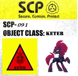 SCP-091 Sign Meme Template