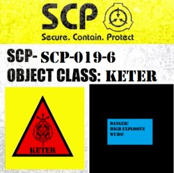 SCP-019-6 Sign Meme Template