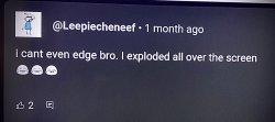 i can’t even edge bro Meme Template