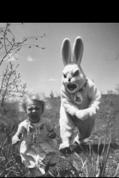 Easter Bunny Demon Meme Template