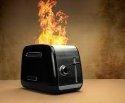 Fire toaster Meme Template