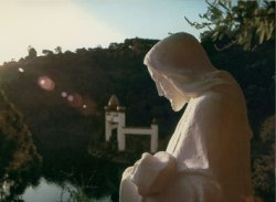 Christ Statue Lake Shrine Meme Template