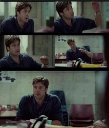 brad pitt Meme Template