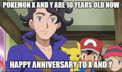 10 years of x and y Meme Template