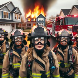 All-Female Firefighting Team Meme Template