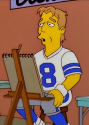 Troy Aikman The Simpsons Meme Template