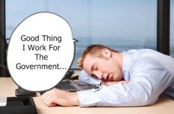 Lazy Government Worker Meme Template