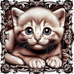 cute kitten Meme Template