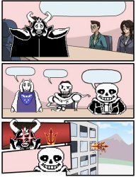 undertale boardroom suggestion Meme Template