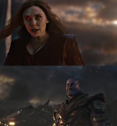 Thanos I Don't Even Know Who You Are Without Text Meme Template