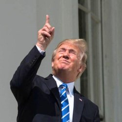 Trump Eclipse Meme Template