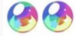 Rainbow eye balls Meme Template