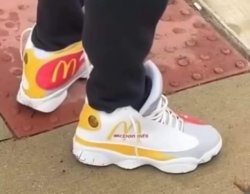 McDonald's shoes Meme Template