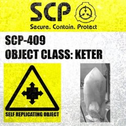 Update SCP-409 Label Meme Template