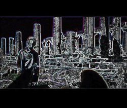 man in ruin clipart Meme Template