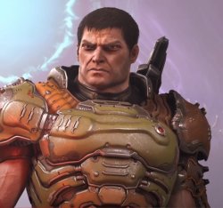 Doomguy face Meme Template