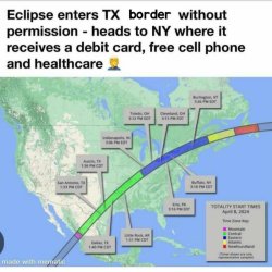 Total Solar Eclipse 2024 Meme Template