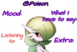 Poison's Gardevoir temp Meme Template