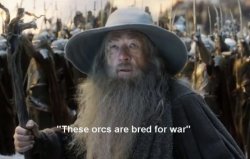 These orcs are bred for war Meme Template