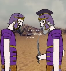 Let the hate flow through youuuu Meme Template