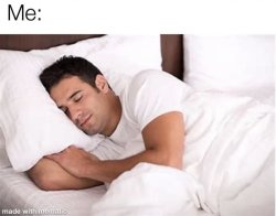 Sleeping man Meme Template