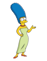 Marge Simpsons Transparent Background Meme Template