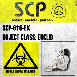 SCP-6t6-EX Label Meme Template