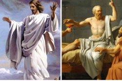 Jesus vs socrates Meme Template