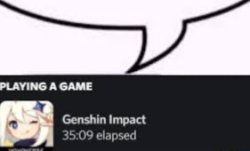 Genshin impact speech bubble Meme Template