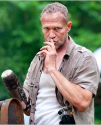 Merle Dixon shush Meme Template