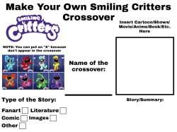 Make Your Own Smiling Critters Crossover Meme Template