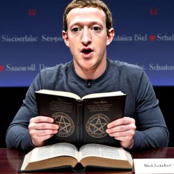 Zuckerberg Satanist Meme Template