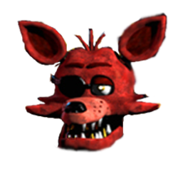 Transparent Foxy Head Meme Template