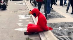 Arrested Elmo Meme Template