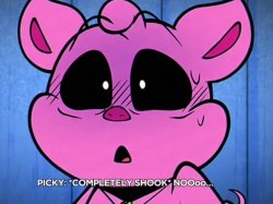 Piggy shock while saying no Meme Template