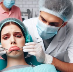 Dentist and patient who is sad Meme Template