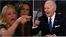Angry Ladies and Biden Meme Template
