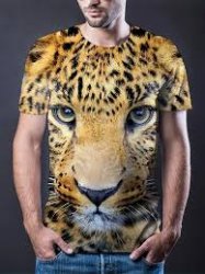 leopard face tee Meme Template