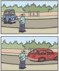 Dopplers car Meme Template