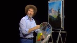 Bob Ross Painting Meme Template