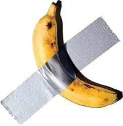 Banana duct tape shit art Meme Template