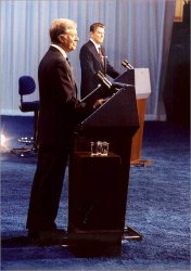 Reagan and Carter debate Meme Template