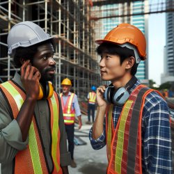 2 Construction workers talking Meme Template