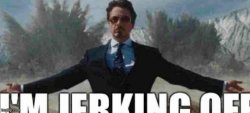 i'm jerking off (epic cool version) Meme Template